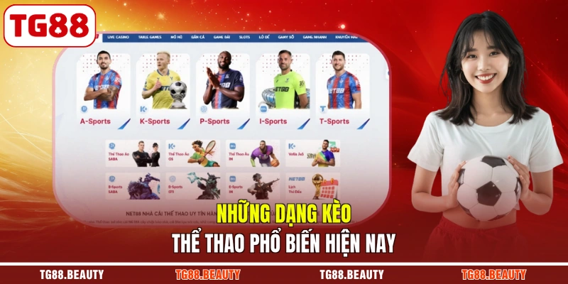 Những dạng kèo thể thao phổ biến hiện nay