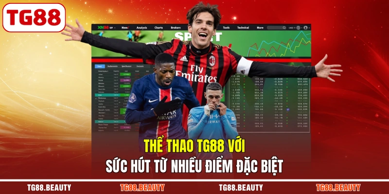 Thể thao TG88 với sức hút từ nhiều điểm đặc biệt